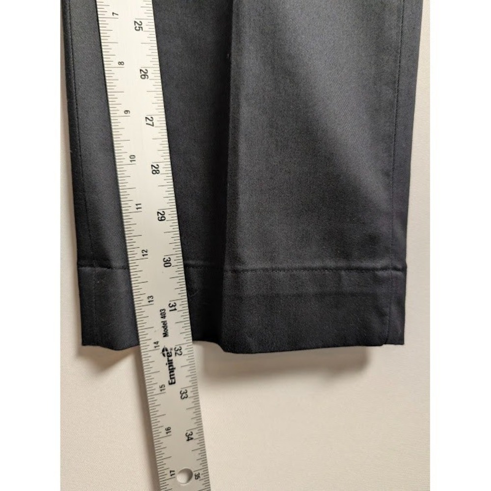 Brooks Brothers Chinos Mens 32x32 Black Advantage Stretch Pants Straight Flat - Picture 5 of 8